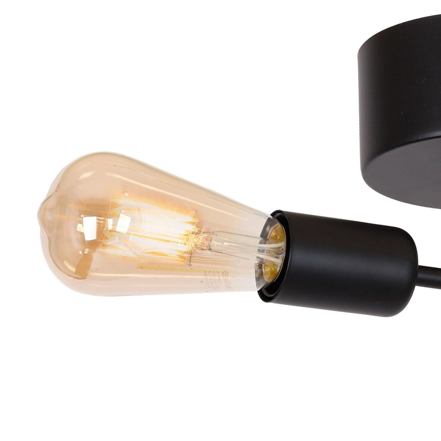 Loftlampe BRENDA 2xE27/60W/230V sort