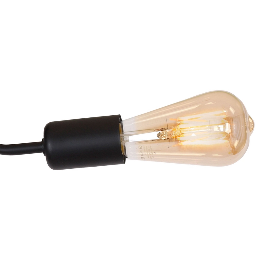 Loftlampe BRENDA 3xE27/60W/230V sort