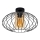 Loftlampe CORRINI 1xE27/60W/230V diameter 34 cm sort/beige