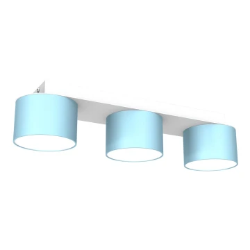 Loftlampe DIXIE 3xGX53/11W/230V blå