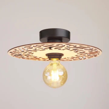 Loftlampe FALCO 1xE27/60W/230V diameter 30 cm beige