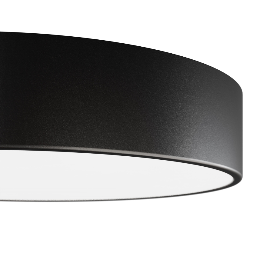 Loftlampe med sensor CLEO 1xE27/40W/230V diam. 20 cm sort