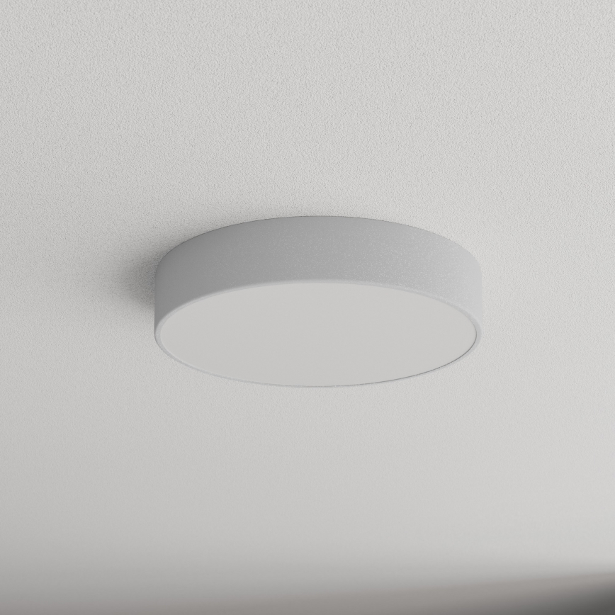 Loftlampe med sensor CLEO 3xE27/24W/230V diam. 40 cm grå