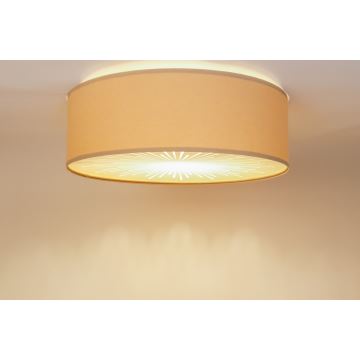 Loftlampe RAYS 2xE27/60W/230V diameter 60 cm hvid