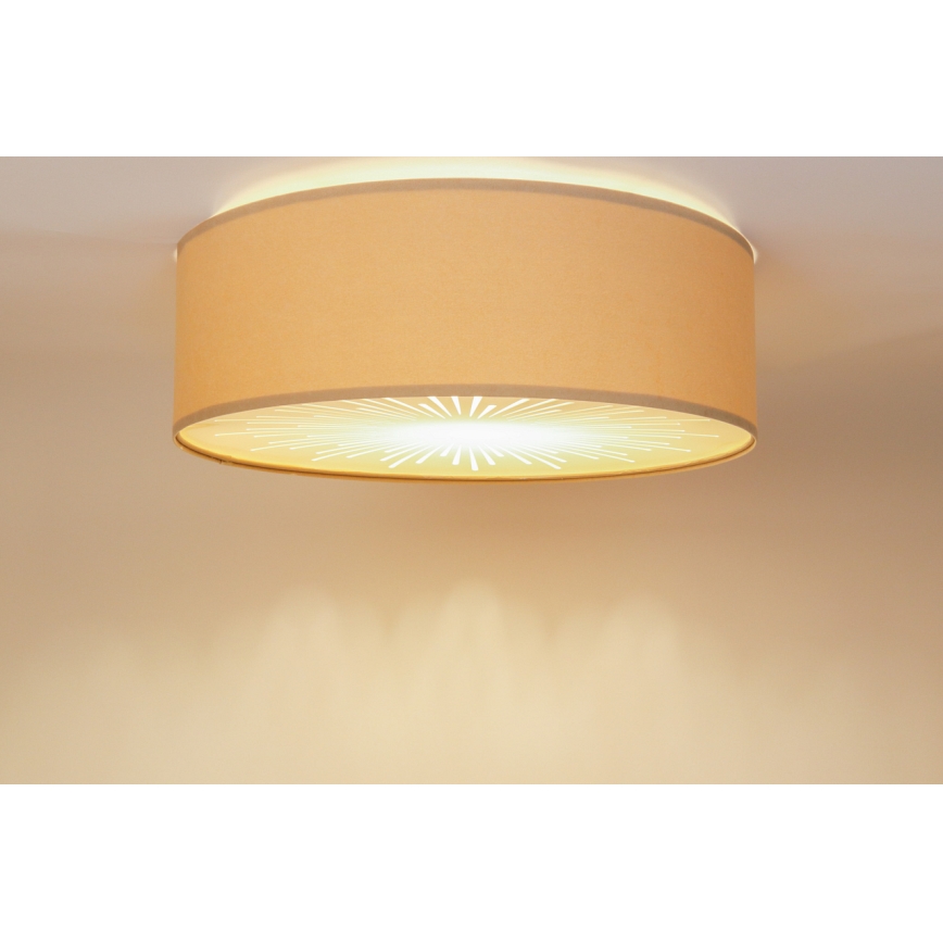 Loftlampe RAYS 2xE27/60W/230V diameter 60 cm hvid