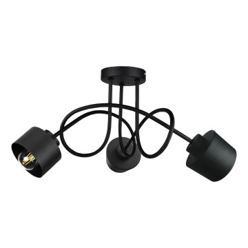 Loftlampe SIMPLY BLACK 3xE27/60W/230V