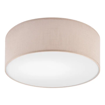 Loftlampe SIRJA 1xE27/60W/230V diam. 35 cm beige