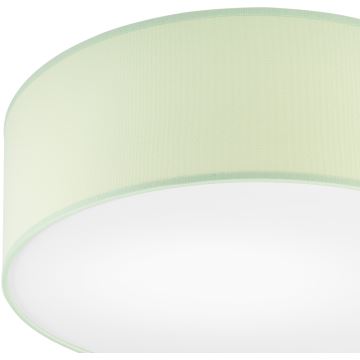 Loftlampe SIRJA PASTEL 1xE27/60W/230V diameter 35 cm grøn