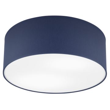 Loftlampe SIRJA PASTEL DOUBLE 2xE27/15W/230V diameter 35 cm mørkeblå