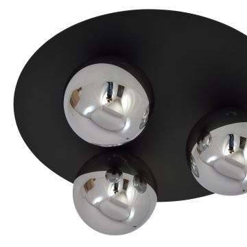 Loftlampe SOLAR 3xE14/10W/230V sort/grå