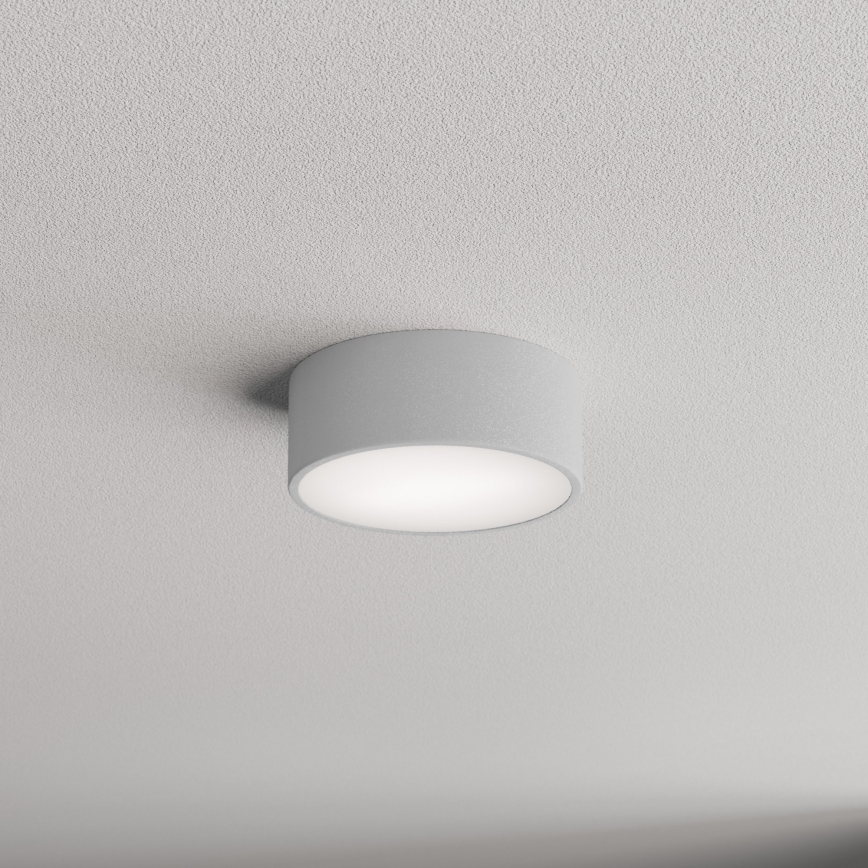 Loftlampe til badeværelse CLEO 1xE27/24W/230V diameter 20 cm grå IP54