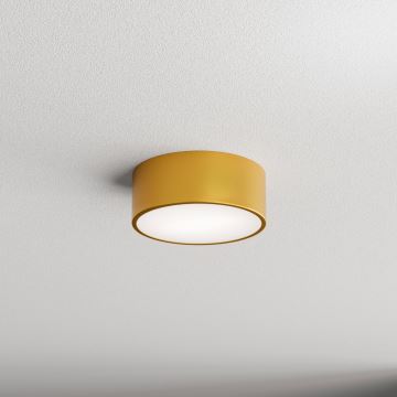 Loftlampe til badeværelse CLEO 1xE27/24W/230V diameter 20 cm guldfarvet IP54