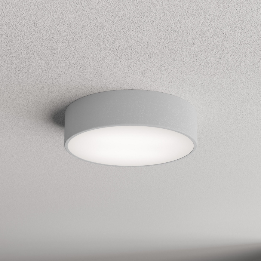 Loftlampe til badeværelse CLEO 2xE27/24W/230V diam. 30 cm grå IP54