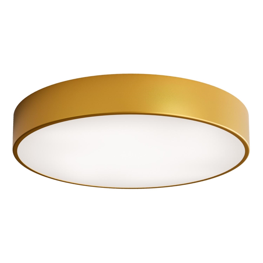 Loftlampe til badeværelse CLEO 4xE27/24W/230V diameter 50 cm guldfarvet IP54