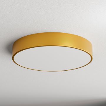 Loftlampe til badeværelse CLEO 4xE27/24W/230V diameter 50 cm guldfarvet IP54