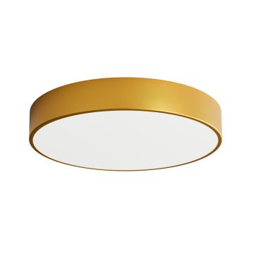 Loftlampe til badeværelse CLEO 4xE27/24W/230V diameter 50 cm guldfarvet IP54