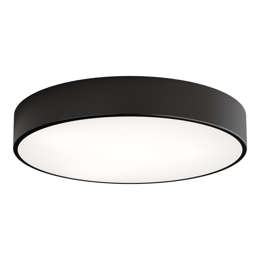 Loftlampe til badeværelse CLEO 4xE27/24W/230V diameter 50 cm sort IP54