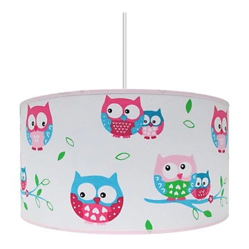 Loftlampe til børn OWLS 1xE27/60W/230V hvid