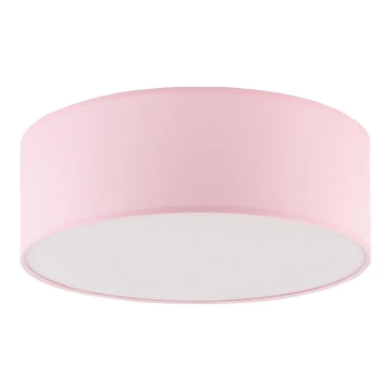 Loftlampe til børn RONDO KIDS 4xE27/15W/230V pink