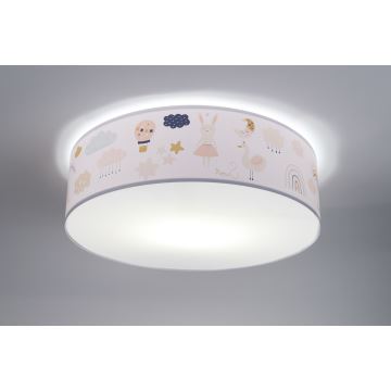 Loftlampe til børn SWEET DREAMS 2xE27/60W/230V diameter 40 cm