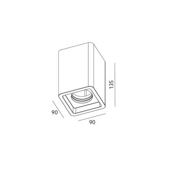 Loftspot NAOS 1xGU10/35W/230V