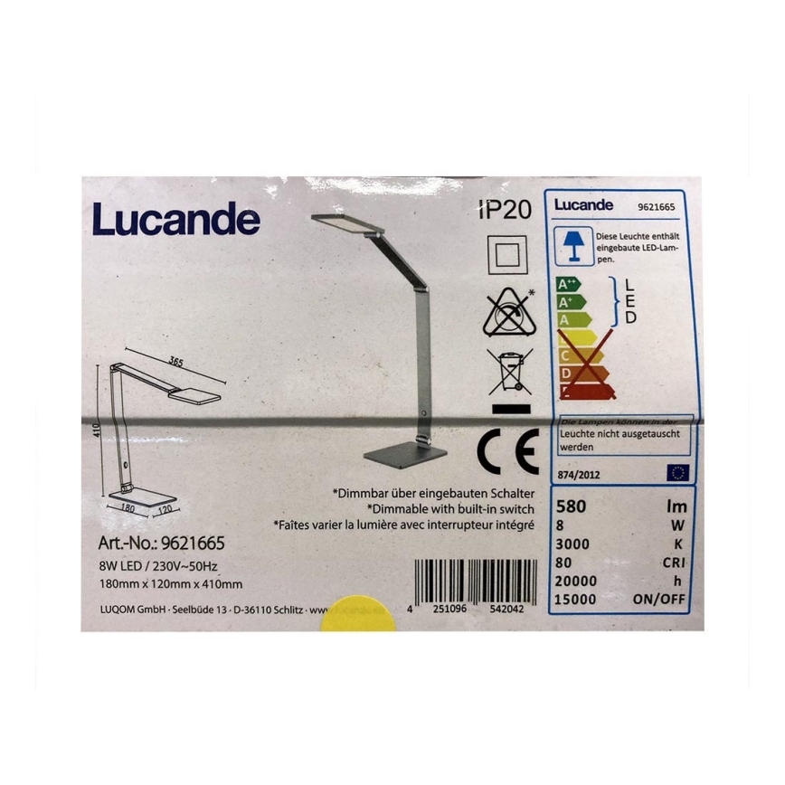 Lucande - LED bordlampe m. touch-funktion dæmpbar MION LED/8W/230V