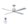 Lucci Air 210520 - Loftventilator AIRFUSION CLIMATE træ/mat krom + fjernbetjening