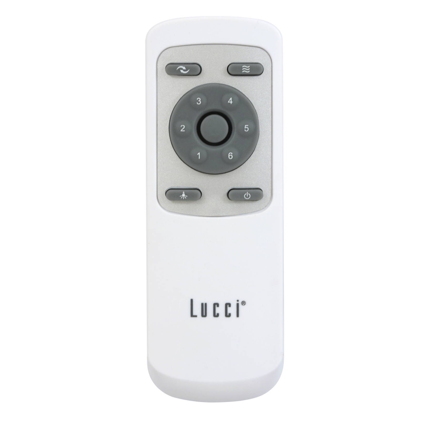 Lucci air 213301- LED loftventilator dæmpbar UNIONE 1xGX53/12W/230V brun/krom + fjernbetjening