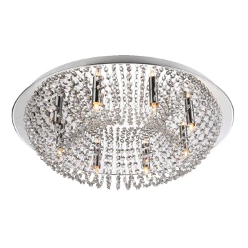 LUXERA 32319 - Loftlampe i krystal RHODIA 8xG9/28W/230V