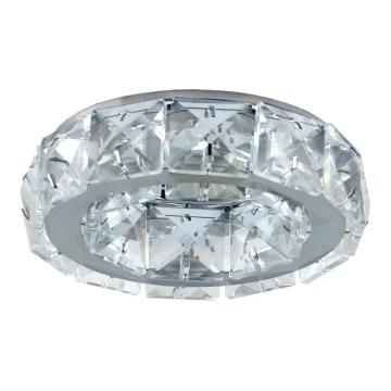 LUXERA 71055 - Forsænket lys CRYSTALS 1xGU10/50W/230V