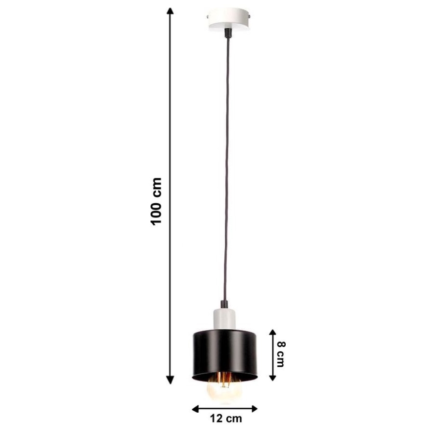 Lysekrone i en snor BODO 1xE27/60W/230V