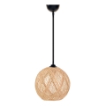 Lysekrone i snor JUTE 1xE27/60W/230V beige