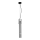 Lysekrone SALVA 1xGU10/8W/230V blank krom