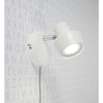 Markslöjd 106083 - Væglampe URN 1xGU10/35W/230V hvid