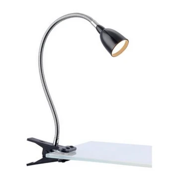 Markslöjd 106092 - LED bordlampe med klemme TULIP LED/3W/230V sort