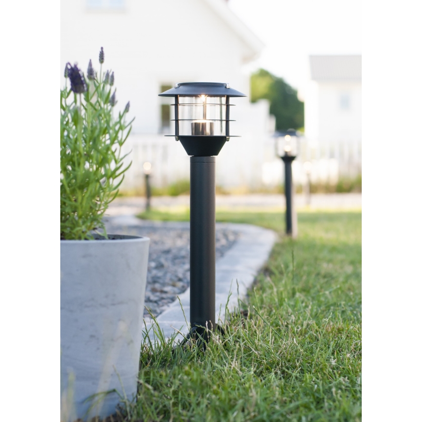 Markslöjd 107290 - LED udendørslampe GARDEN 24 LED/3W/24V 45 cm IP44 sort