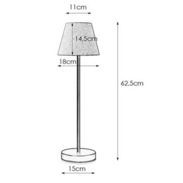 Markslöjd 108114 - Bordlampe COZY 1xE14/40W/230V