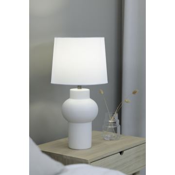 Markslöjd 108450 - Bordlampe SHAPE 1xE27/40W/230V hvid