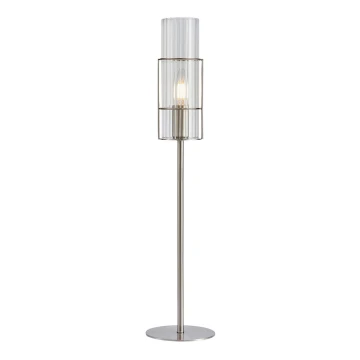 Markslöjd 108558 - Bordlampe TUBO 1xE14/40W/230V 65 cm skinnende krom/clear