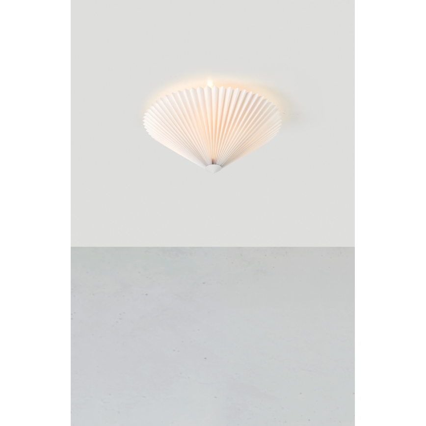 Markslöjd 108702 - Loftlampe PLISADO 3xE14/40W/230V diameter 50 cm hvid