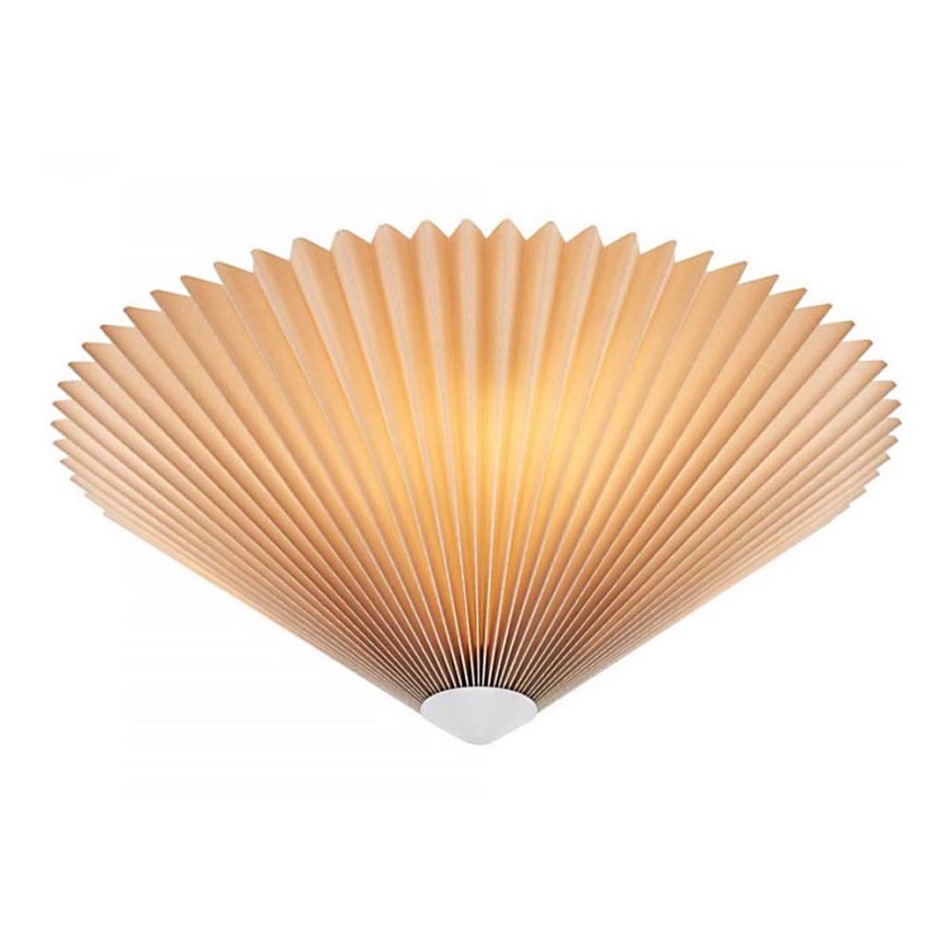 Markslöjd 108704 - Loftlampe PLISADO 3xE14/40W/230V diameter 42 cm beige