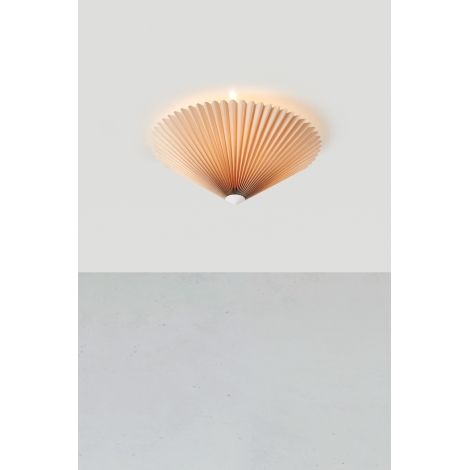 Markslöjd 108705 - Loftlampe PLISADO 3xE14/40W/230V diameter 50 cm beige