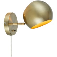 Markslöjd 108754 - Væglampe EDGAR 1xE14/40W/230V guldfarvet