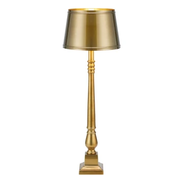 Markslöjd 108774 - Bordlampe METALLO 1xE27/40W/230V guldfarvet