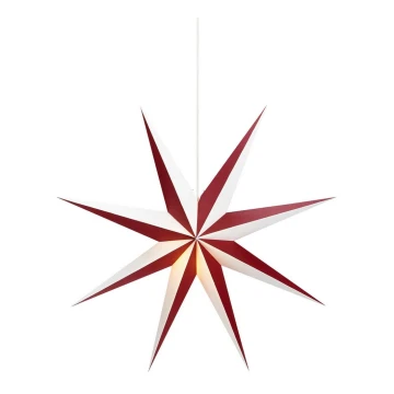 Markslöjd 704523 - Julepynt ALVA 1xE14/25W/230V rød/hvid 75 cm