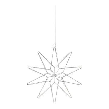 Markslöjd 705750 - LED juledekoration GLEAM LED/0,6W/3xAA sølvfarvet