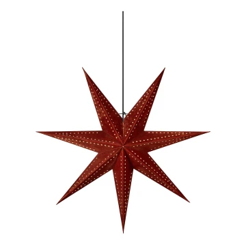 Markslöjd 705808 - Juledekoration EMBLA 1xE14/25W/230V diameter 75 cm rød