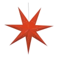 Markslöjd 8101,130 - Julestjerne SATURNUS 1xE14/25W/230V diam. 75 cm rød