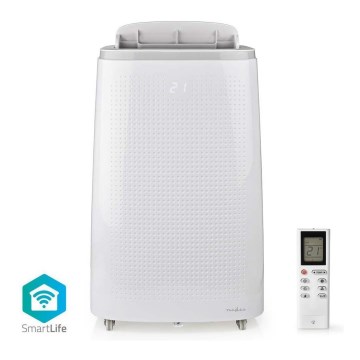 Mobil smart airconditionanlæg 3-i-1 med tilbehørssæt 1800W/230V 16000 BTU Wi-Fi + fjernbetjening