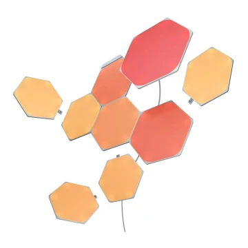 Nanoleaf - 9x LED panel dæmpbart RGB-farver SHAPES HEXAGON LED/2W/230V Wi-Fi